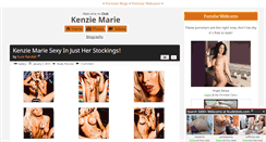 Desktop Screenshot of clubkenziemarie.com